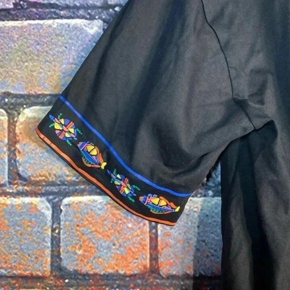 Vintage Option Graphic T-Shirt Fish  Black Medium - Picture 6 of 7